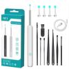 mcgotasy AEX Earpick, NE3 - CleanEar Pro, Rechargeable Ear Wax Removal Tool with Camera (White+ 8 Piece Suit) view 1