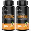 2000 mg Liposomal Turmeric Curcumin with Black Pepper & Ginger for Superior Absorption with Fulvic Acid and Humic Acid (60 Count (Pack of 2)) view 1