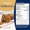 Eastanbul Mulberry, Dried Mulberries, 14.5oz, Sun Dried White, Natural, Unsweetened, Non-GMO, Gluten Free, Vegan, Wholesome Fresh Berries, from Turkey view 2