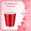 Sliner 200 Pcs Valentine Plastic Shot Cups 2 oz Mini Shot Glasses Small Disposable Glasses for Valentine's Day Birthday Wedding Baby Shower Party Supply(Red, Pink) view 2