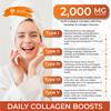 SIRUNES Multi Collagen Peptides Capsules - Non-GMO & Gluten Free Type I, II, III, V, X Hydrolyzed Collagen Supplements with Vitamin C - Supports Healthy Hair, Skin, Nails, & Joints - 100 Capsules view 3