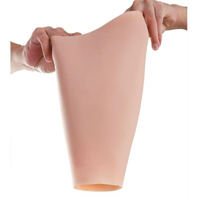 ALKANI Artificial Silicone Thigh Corrector Realistic Thigh Pad Corrector Thigh Silicone Pads Suitable for Crossdresser Thin Skinny Legs Covers Limb Scars Tattoos Birthmarks (Size : 1 Right~1300g)