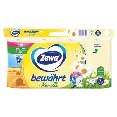 Zewa Toilet Paper 3-Way 8X150 Blatt Kamille