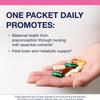 Metagenics PlusOne Daily Prenatal Packs - Prenatal, Pregnancy & Nursing Support - with Folate, Omega-3 DHA/EPA, Choline, Probiotics & Essential Nutrients - cGMP Certified - 30 Packets view 2
