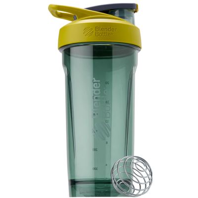 BlenderBottle Sport Shaker Bottle with Wire Whisk, 28-Ounce, Yellow Protein Shakes & Hydration for Athletes & Fitness Enthusiasts, Easy Mixing, Durable & Lightweight, Lockable Lid