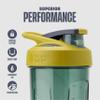 BlenderBottle Sport Shaker Bottle with Wire Whisk, 28-Ounce, Yellow  Protein Shakes & Hydration for Athletes & Fitness Enthusiasts, Easy Mixing, Durable & Lightweight, Lockable Lid view 2