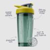 BlenderBottle Sport Shaker Bottle with Wire Whisk, 28-Ounce, Yellow  Protein Shakes & Hydration for Athletes & Fitness Enthusiasts, Easy Mixing, Durable & Lightweight, Lockable Lid view 3