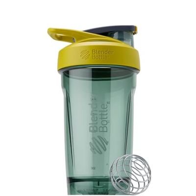 BlenderBottle Sport Shaker Cup Perfect for Protein Shakes and Pre Workout, 24-Ounce, Yellow