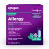 Amazon Basic Care Allergy Relief, 24 Hour, Fexofenadine Hydrochloride 180 mg, Non-Drowsy Antihistamine, Cool Mint Coated Tablets, 70 Count view 1