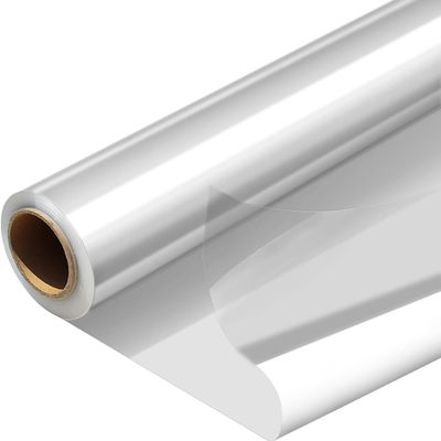 PerkHomy Clear Cellophane Wrap Roll 35" x 70' 3 Mil Thick Cellophane For Gift Basket Treats Goodie Wrapping Craft Flower Bouquet Plastic (Clear, 70ft (35in Width))