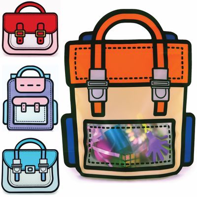 20 Pack Goodie Bags for Kids Birthday Party Supplies - Bulk Gift Bag for Favors, Food, and Candy with Resealable Ziplock Seal (Orange/Large)