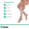 Juzo Ulcer Pro 2-Part System, 40-50 mmHg Compression Stockings, Knee High, Closed Toe | Compression Socks for Post Edema Reduction Venous Leg Ulcers Treatment | Beige, X-Small (I) view 4
