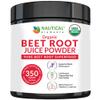 Nautical Elements Organic Beet Juice Powder - 20:1 Concentration Beet Powder Organic - Circulation Support - Rich in Nitric Oxide - Cold-Pressed 100 Servings of Beet Root Powder Supplement- 12.3oz view 1