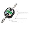 Hoyer Lift Scale for Home Use - Simple and Fast, Maximum Weight 330lb (Black) view 3