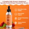 Vitaminally Womens 50+ Liposomal Liquid Multivitamin  16 Essential Vitamins & Minerals for Energy, Bone & Immune Support  Sugar-Free, Non-GMO, High Absorption  Strawberry Mint, 30 Servings view 2