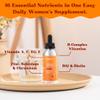 Vitaminally Womens 50+ Liposomal Liquid Multivitamin  16 Essential Vitamins & Minerals for Energy, Bone & Immune Support  Sugar-Free, Non-GMO, High Absorption  Strawberry Mint, 30 Servings view 3