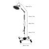 250W Red Light Infrared Light Lamp for Body Face Pain, Height Free Adjustment with Stand for Relieve Body Joint Pain and Muscle Aches Infrared Light Portable Home Use (Infrared Light) view 2