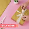 50 Sheets Gold Tissue Paper for Gift Bags - Gold Wrapping Tissue Paper Bulk for Weddings Birthday DIY Project Christmas Gift Wrapping Crafts Decor (14 x 20 Inch) view 4