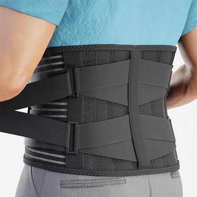 Xzeit Back Support For Men And Women, 6 Pieces To Relieve Back Pain, Adjustable Back Support Belt, For Disc Herniation, Sciatica, Scoliosis, Skin Friendly Breathable, Comfortable