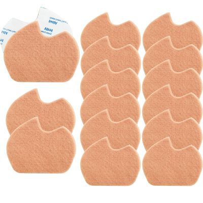 16 Self-Adhesive Felt Foot Pads for Men & Women - Forefoot Cushion Pads for Ball of Feet Pain Relief & Sesamoiditis