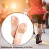 16 Self-Adhesive Felt Foot Pads for Men & Women - Forefoot Cushion Pads for Ball of Feet Pain Relief & Sesamoiditis view 3