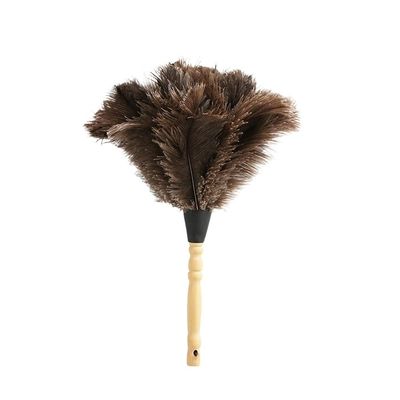 Extension Pole Limpiador De Cepillo De Polvo para El Hogar Y El Coche, Herramientas De Limpieza Del Hogar, Feather Duster (Color : S-30-35cm-beige Pole)