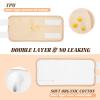 Castor Oil Pack Wrap, Organic Cotton Castor Oil Wrap 6pcs Reusable Castor Oil Packs Kit for Women Stomach Liver Detox Breast Knees Feet Legs with Heating view 4