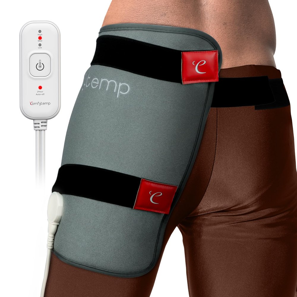 Comfytemp Hip Heating Pad, HSA Store Eligible ItemsBirthday Christmas Gift for Mom Women Wife Men Dad, FSA Eligible Hip Brace for Lower Back Thigh Buttock Electric HSA Heat Pad Hot Relax (L/XL)