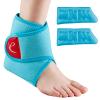 Comfytemp Ankle Ice Pack Wrap Brace for Swelling, Foot Pain Relief, 2 Gel Packs for Injuries Reusable, Hot Cold Compress Therapy for Plantar Fasciitis, Heel Spur, Achilles Tendonitis view 1