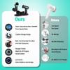 HAUSHOF Electric Spin Scrubber, Cordless Dish Scrubber Brush with 8 Replaceable Heads & 3 Speeds, Power Scrubber Electric Scrubber for Cleaning Kitchen, Sink, Bathroom, Knife Sharpener Included view 3