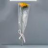LJJCSFF 100 Pcs Transparent Bouquet Bag Cellophane Flower Sleeves Single Rose Packaging Bag Floral Wrapping Bag Flower Bag For Arrangement view 4