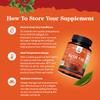 Antarctic Krill Oil 2000mg Softgels Per Serving - Omega 3 Krill Oil Supplement with EPA DHA & Astaxanthin (60 Count (Pack of 1) view 2