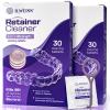 Weiss Naturals Retainer Cleaner Tablets, Invisalign Cleaner, Remove Stains, Odors & Plaque, PERSULFATE FREE Night Guard & Denture Cleaner 2-Month Supply, 60 Grape Scented Tablets view 1