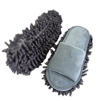 Floor Slippers, Cleaning Shoes,Lazy Open Toed Mop Slipper, Soft Pure Color Cleaning Slipper for Home Use, Floor Dust Dirt Hair Cleaner, Multi Colors Floor Slippers Moop for Woman