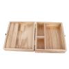 Storage Box with Rolling Tray for Organizing Wooden Box with Integrated Storage Box with Rolling Stash Box Made of Wood with Rolling Tray view 4