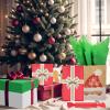 AORZIT Red Green White Tissue Paper Assortment - 80 Sheets Christmas Wrapping Tissue Paper - 14x20 Inch - Gift Bag Wrapping, DIY Crafts, Filler for Birthday Party Decor view 2