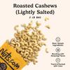 Nuts.com  Roasted Cashews (Lightly Salted)  Creamy & Savory Flavor, Healthy Snack for Adults & Kids, Good Source of Protein, Fiber, Calcium, Iron & Healthy Fats  Vegan & Gluten-Free  2 Lb Bag view 4