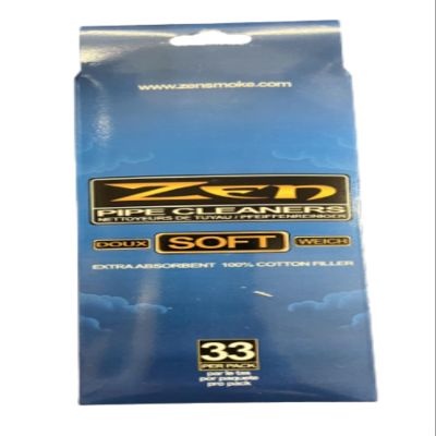Zen Soft Pipe Cleaners 33 Pack 6" Long