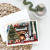 Caroline's Treasures DAC2754GCA7P Siberian Husky Cozy Christmas Greeting Cards Pack of 8 Blank Cards with Envelopes Whimsical A7 Size 5x7 Blank Note Cards view 2
