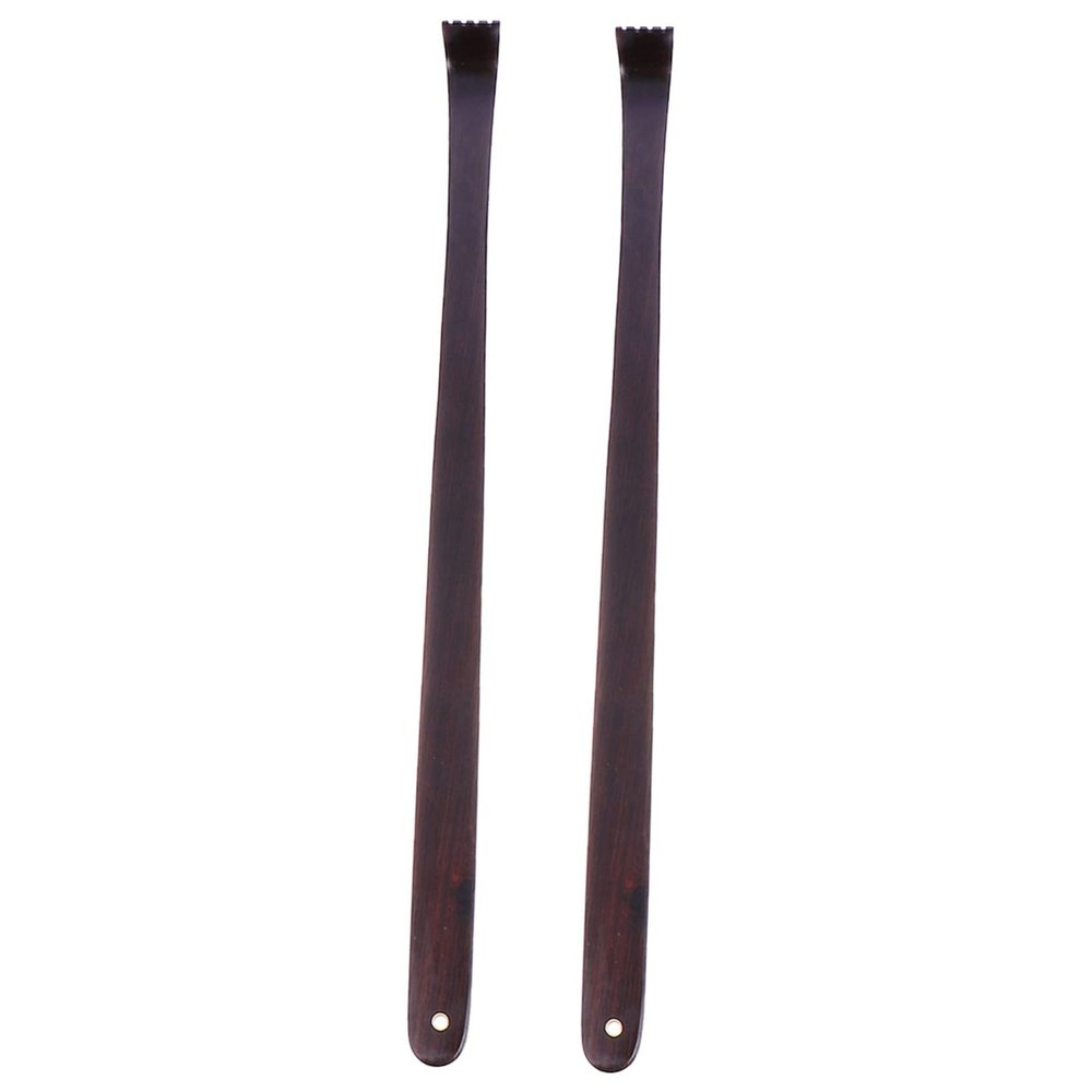 GLEAVI 2pcs Portable Wooden Back Scratcher for Itch Relief Convenient Handheld Body for Use