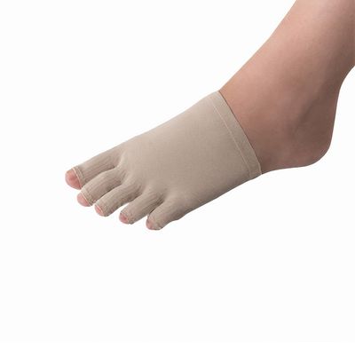 Juzo Seamless Compression Toe Cap, 15-20 mmHg | Compression Socks for Men/ Women for Toe Alignment, Postoperative Care, Toe Protection, Corn and Callus Treatment | Beige, Small