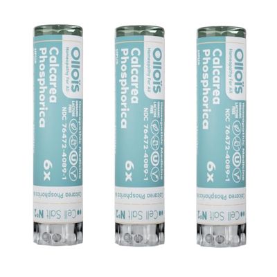 Calcarea Phosphorica 6x - OLLOIS - Organic & Vegan Cell Salt # 2 (Pack of 3)