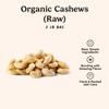 Nuts.com  Raw Organic Cashews  Healthy Snack for Adults & Kids, Creamy & Buttery Flavor, Good Source of Protein, Iron & Healthy Fats  Vegan, Raw, Gluten-Free & Kosher Pareve  2 Pound Bag view 3