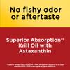 Nature Made Superior Absorption Krill Oil 500mg with Astaxanthin and Phospholipids, Omega 3 for Heart Health Support, Antarctic Krill Oil Supplement, 100 Softgels, 100 Day Supply view 3