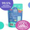 Mobi Little Whale Bubble Bath, Tropical Fruity Scent Kids Body Wash, Gentle Moisturizing Tub Foam for All Skin Type, GMO-Free, Stain-Free, Clear, 8 fl oz view 3