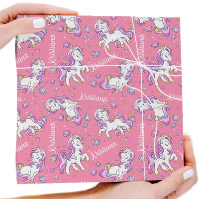 Artsadd Personalized Christmas Wrapping Paper with Name for Boys&Girls Kids Adults, Custom Birthday Xmas Gift Wrapping Paper Roll 58 x 23 Inches