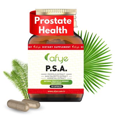 afye Saw Palmetto Prostate Supplement for Men-Prostate Health & with Propolis Extract & Horsetail Reduces Swelling Enhance Urinary Bladder Capacity 90 Capsules (Pack of 1)