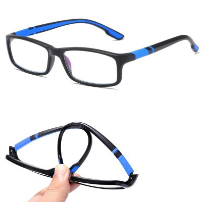 Sports Blue Light Blocking Reading Glasses for Women Men, Ultralight TR Frame Glasses, Computer Reading Readers (Color : Blue, Size : 3.5X)