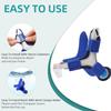 4 Packs CPAP Strap Covers2 Pairs of Resuable Strap Cushions Compatible with N20 & WISPUltra Soft Fleece Comfortable Pads for Red Marks Reduction view 4