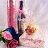 CMFYHM 34in x 100ft Clear Cellophane Wrap Roll (Pink Polka Dot),Transparent Cellophane Wrap Roll for Treats, Gifts, Baskets, Flowers, Birthday Party,Easter, Christmas Decorations view 3